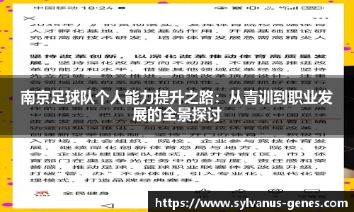 南京足球队个人能力提升之路：从青训到职业发展的全景探讨