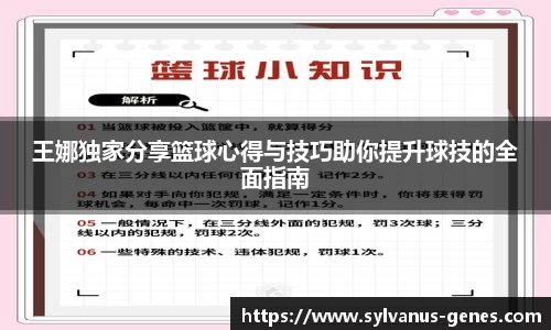王娜独家分享篮球心得与技巧助你提升球技的全面指南
